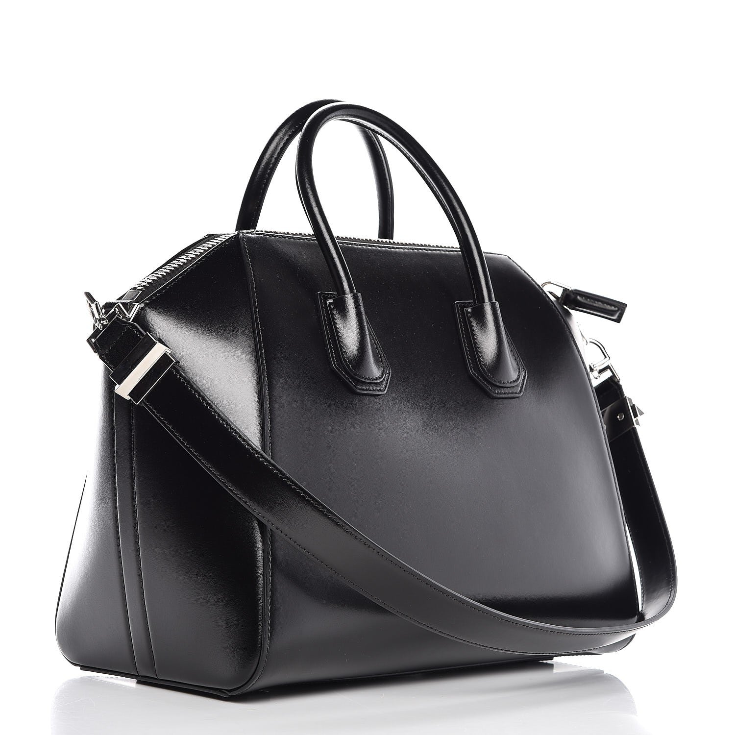 Givenchy Shiny Lord Calfskin Medium Antigona Black 4 of 8