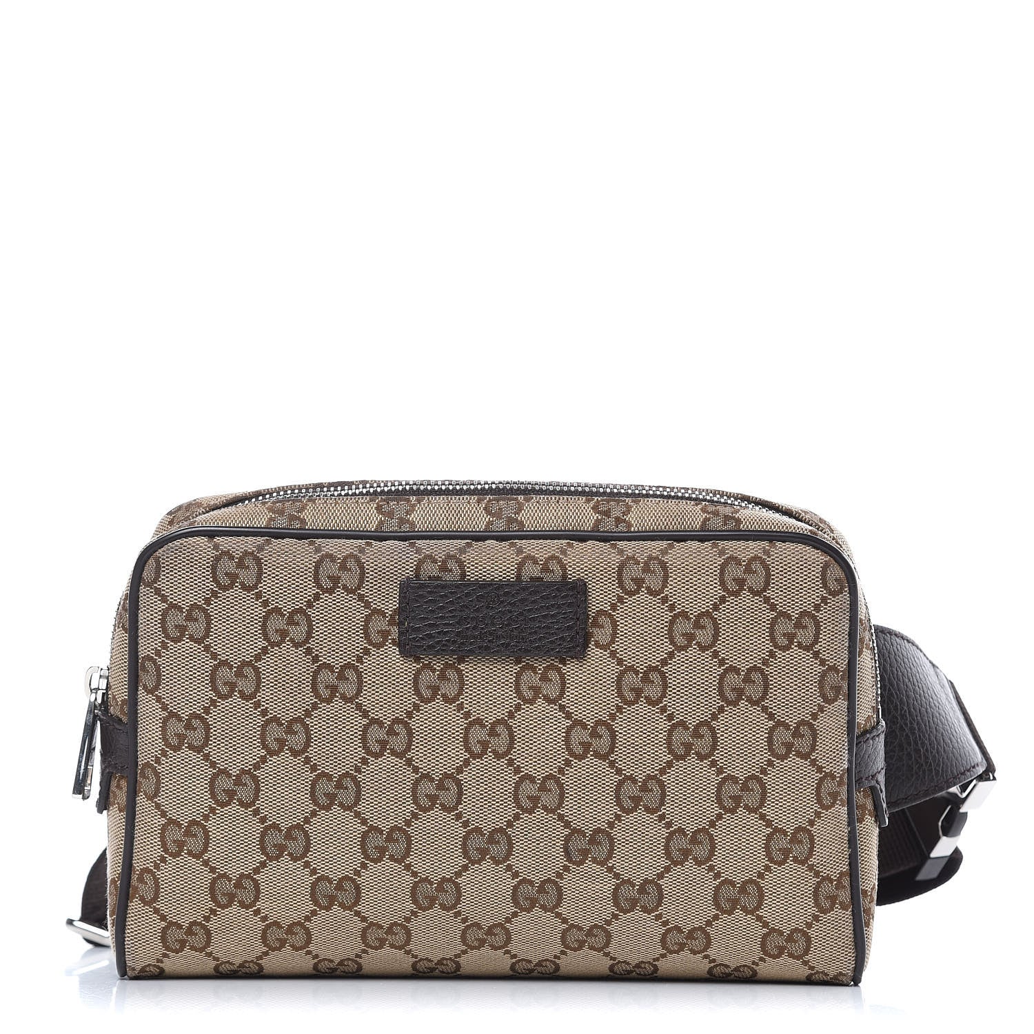 Gucci Monogram Belt Bag Dark Brown 1 of 11