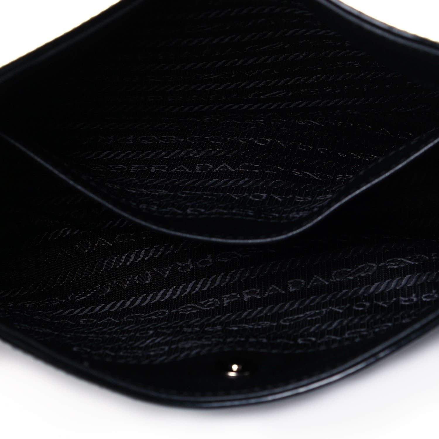 Prada Spazzolato Cleo Shoulder Bag Black 5 of 13