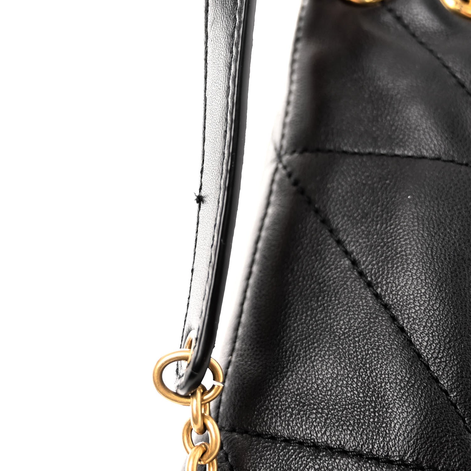 Saint Laurent Lambskin Matelasse Monogram Mini Jamie 4.3 Black 10 of 11