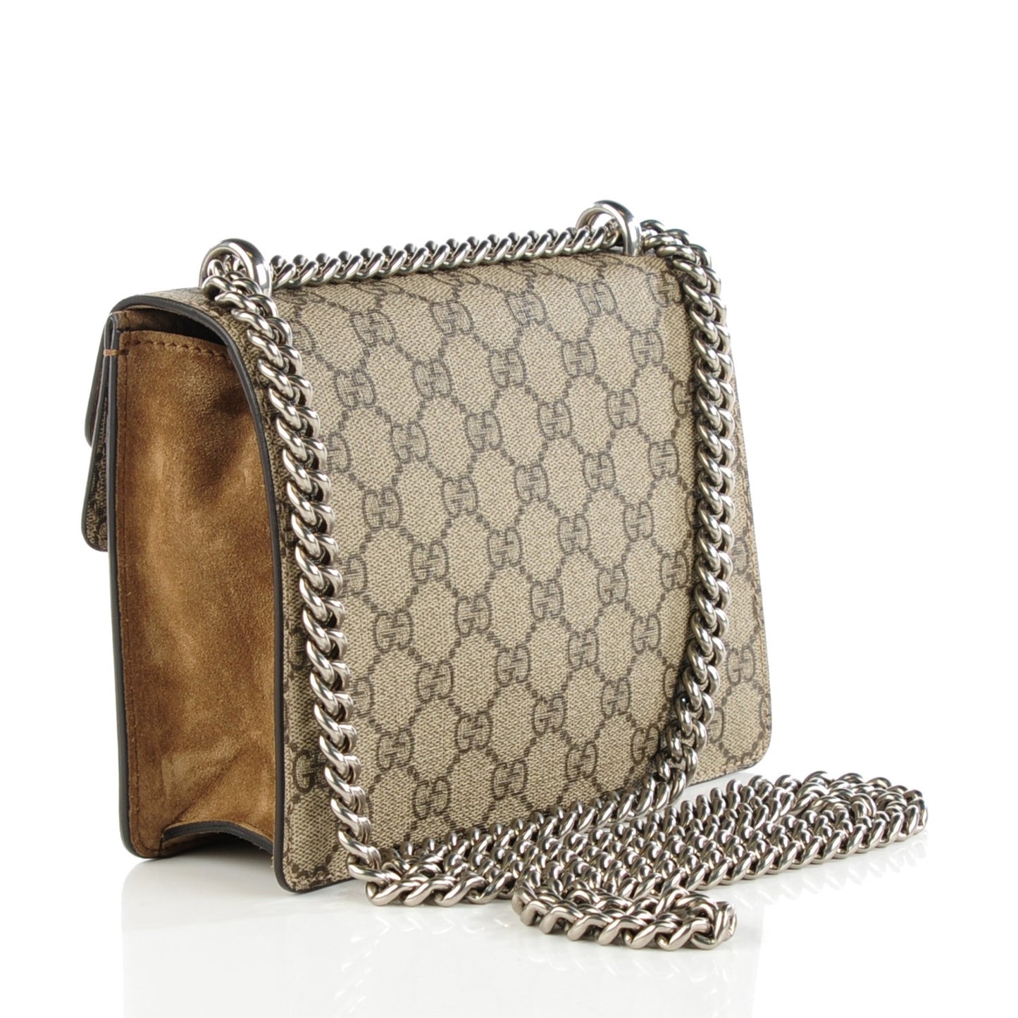 GG Supreme Monogram Mini Dionysus Shoulder Bag Taupe