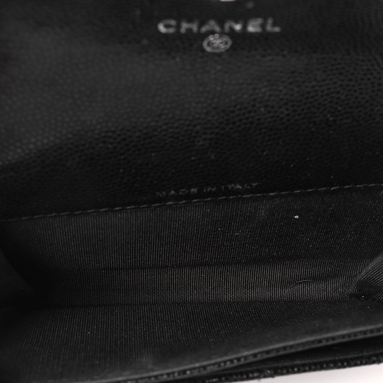 Chanel Caviar Quilted Boy Flap Card Holder Black 5 of 10