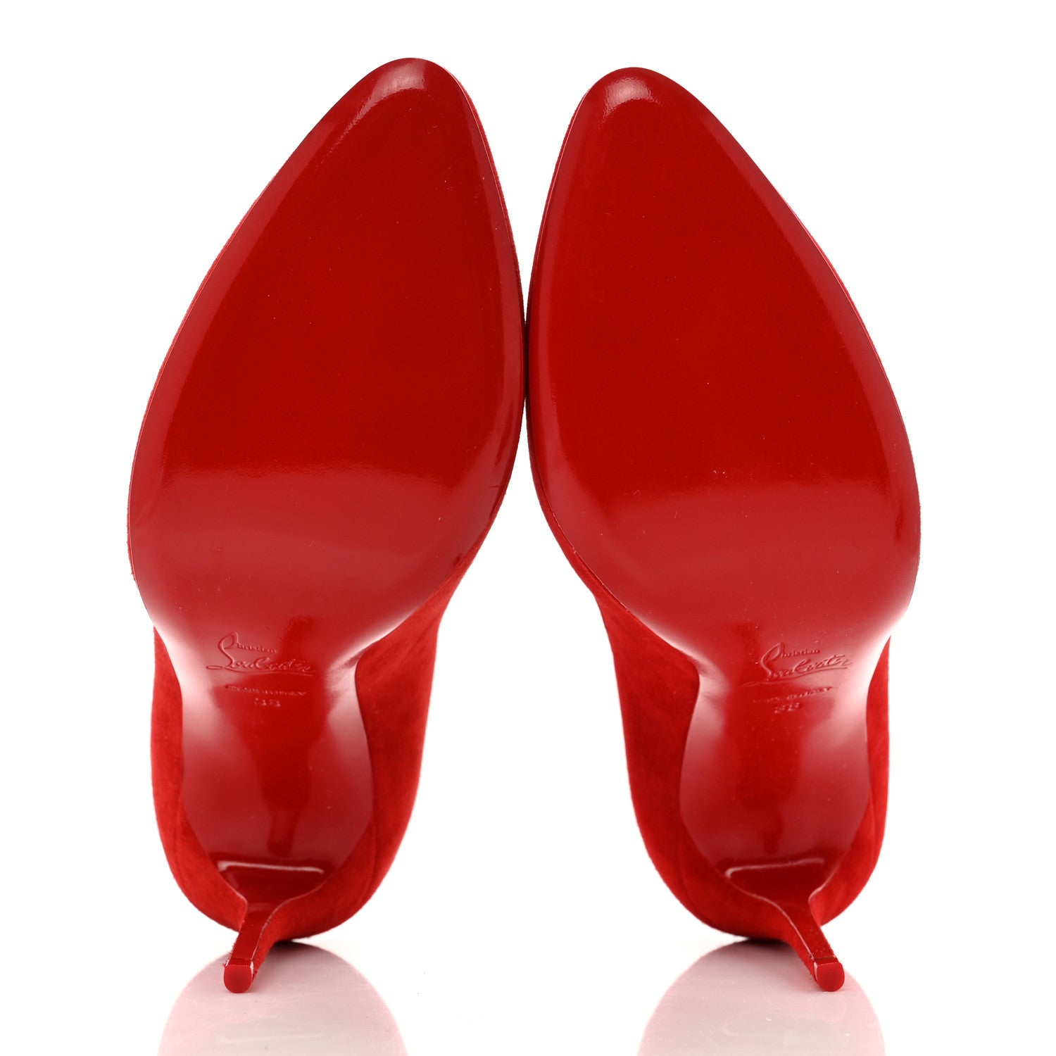 Christian Louboutin Veau Velours Eloise 100 Pumps 38 Loubi 5 of 7