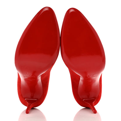 Christian Louboutin Veau Velours Eloise 100 Pumps 38 Loubi 5 of 7