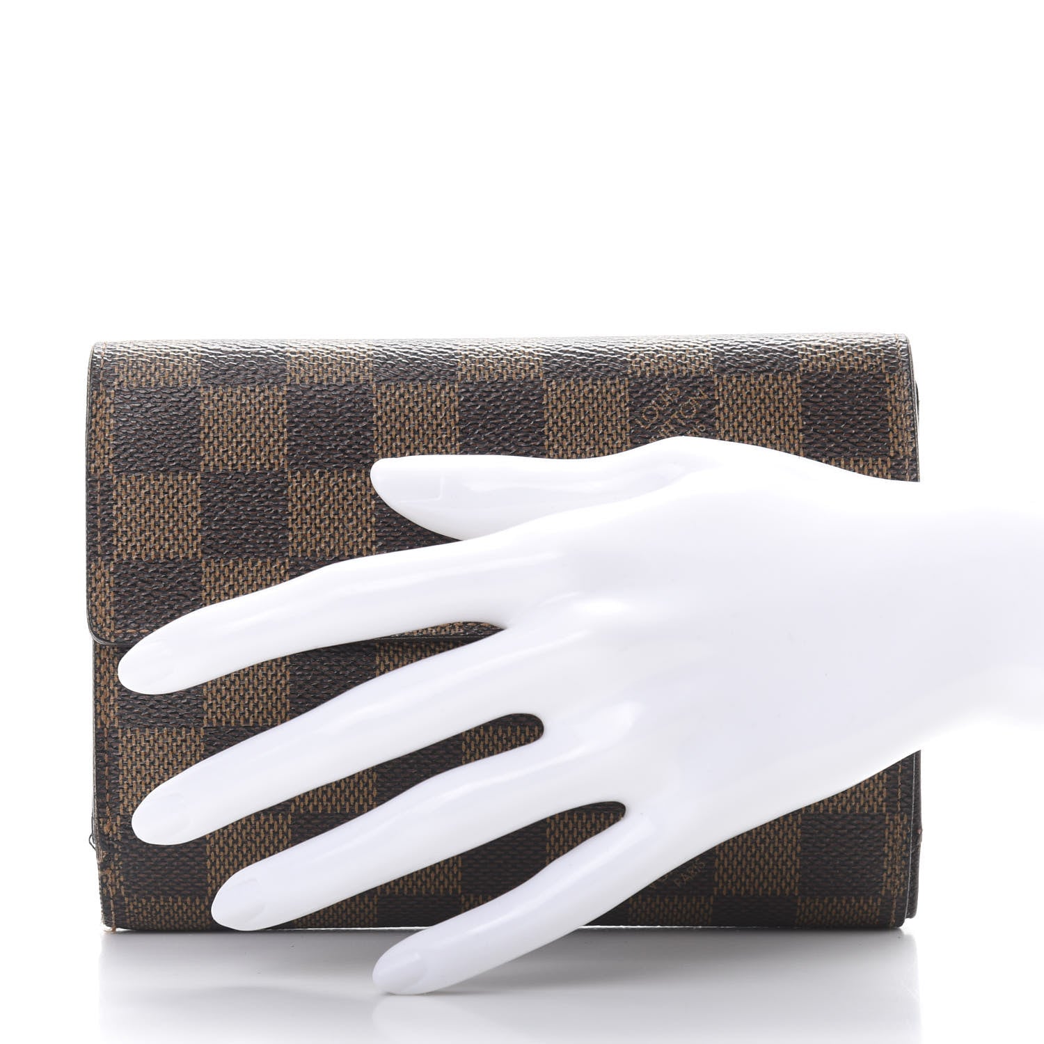 Louis Vuitton Damier Ebene Porte Tresor Etui Papier Wallet 2 of 19