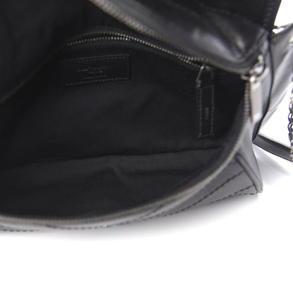Saint Laurent Calfskin Studded Stardust Monogram Niki Shoulder Bag Black 5 of 10