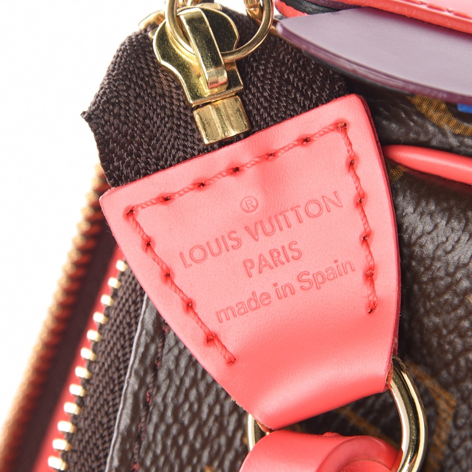 Louis Vuitton Monogram Totem Pochette Accessories Flamingo 7 of 7