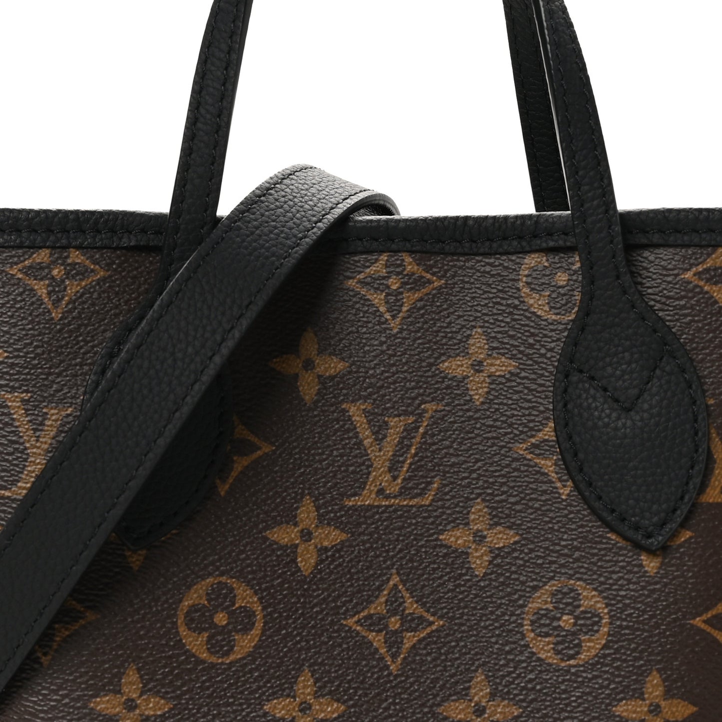 Monogram Neverfull Inside Out Bandouliere BB Black