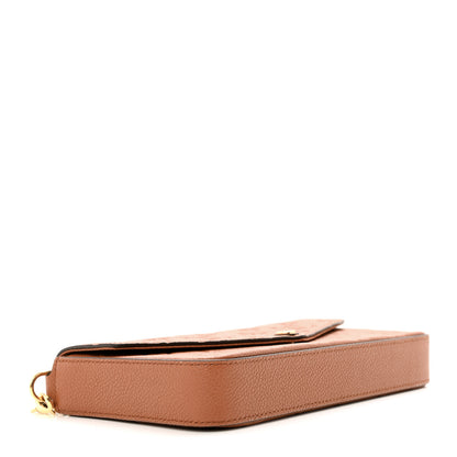 Louis Vuitton Empreinte Pochette Felicie Chain Wallet Cognac 4 of 11
