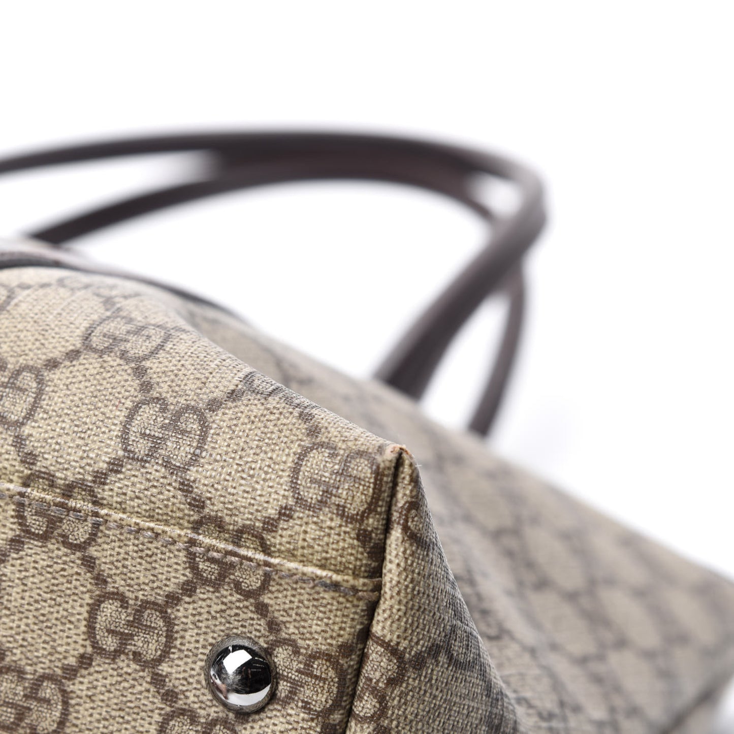 GG Plus Monogram Medium Joy Tote Dark Brown