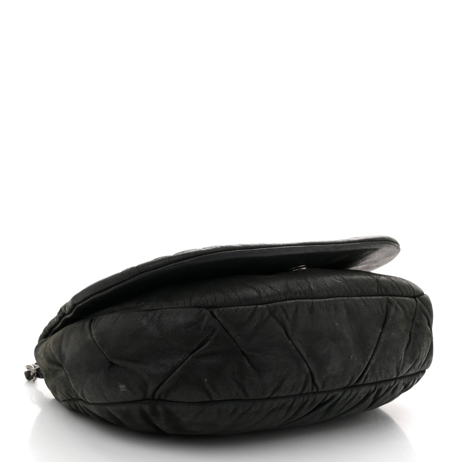 Chanel Iridescent Calfskin Glint Flap Black 4 of 13