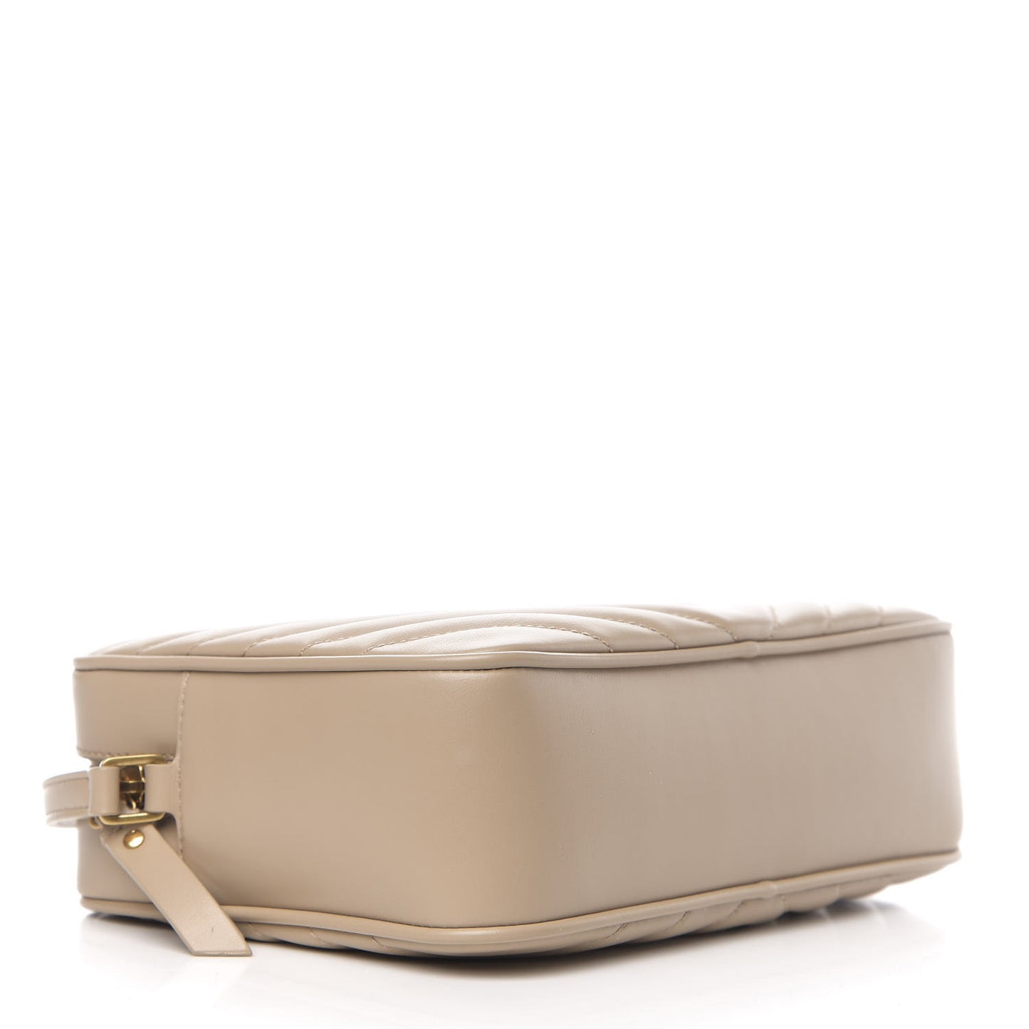 Calfskin Matelasse Monogram Lou Camera Bag Dark Latte