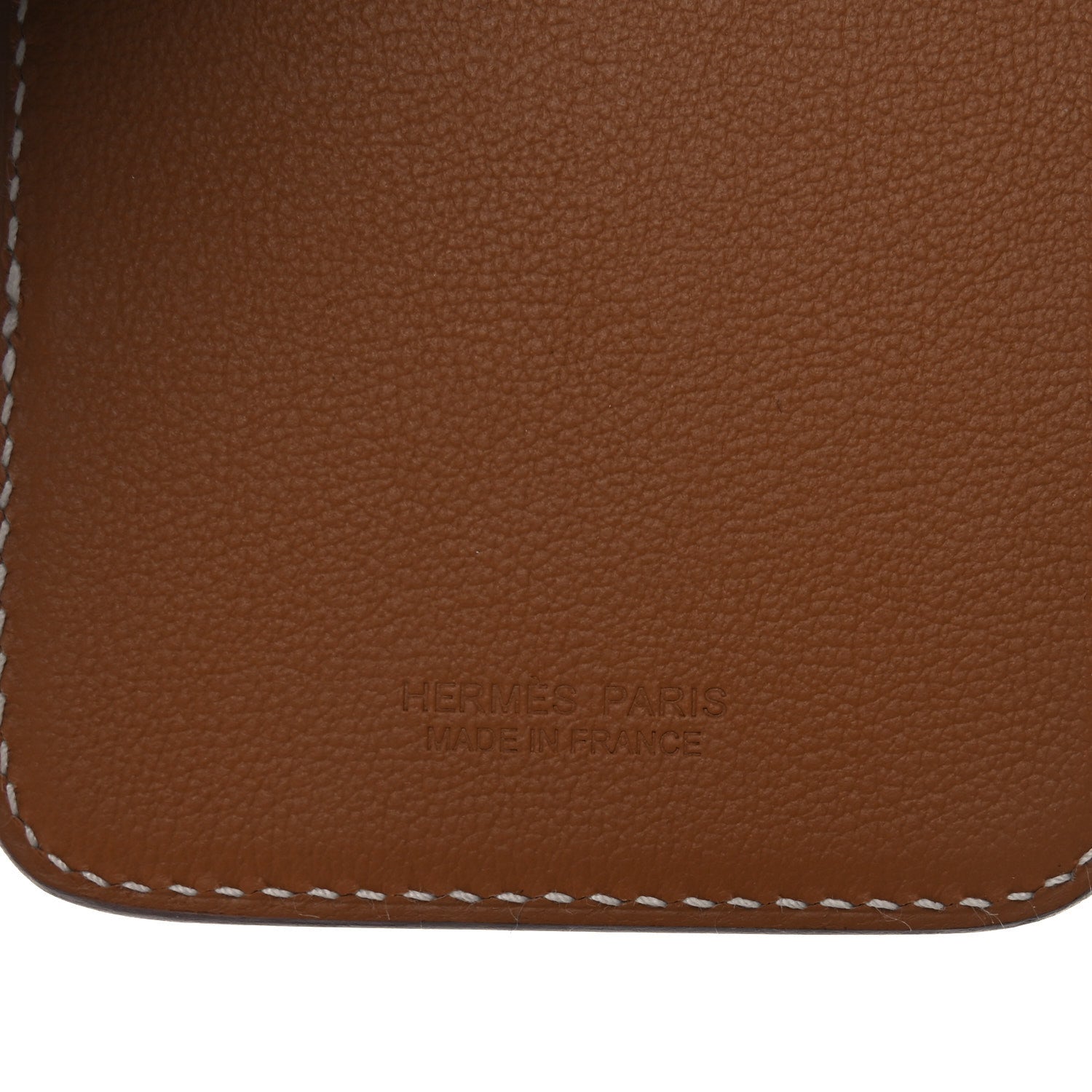 Hermes Swift Stitched Cheval MagSafe Card Holder Gold 5 of 6