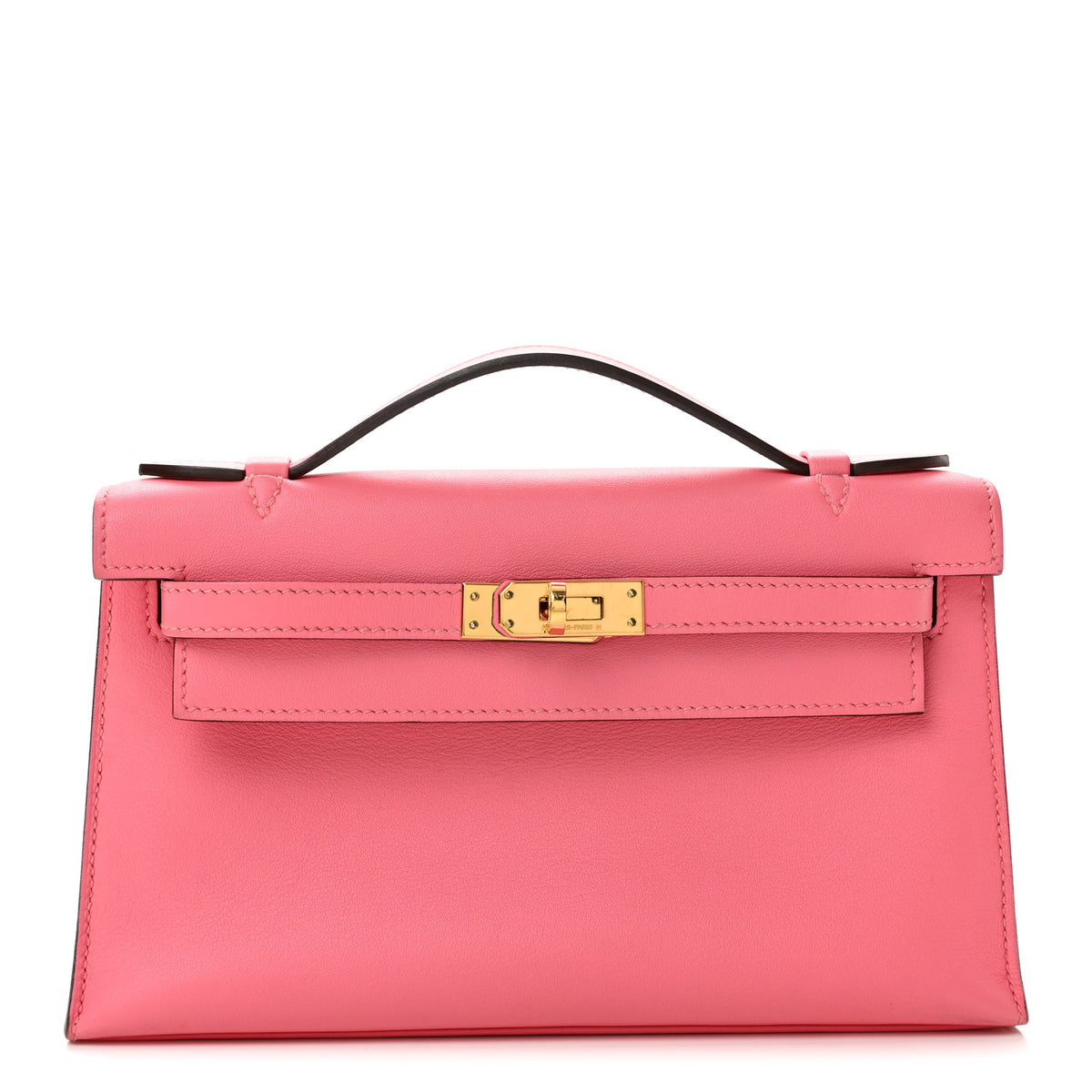 Hermes Swift Kelly Pochette Clutch Rose Azalee 1 of 14