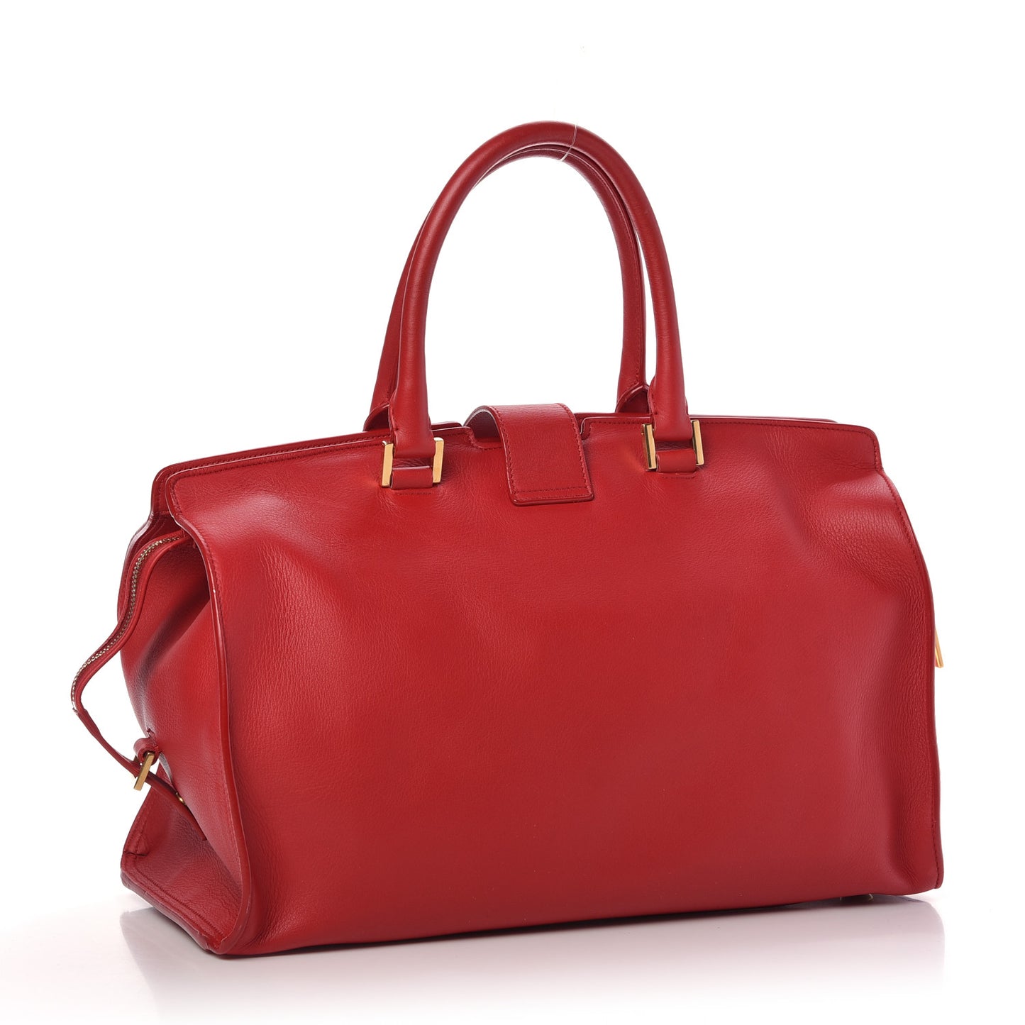 Calfskin Medium Classic Y Cabas Red