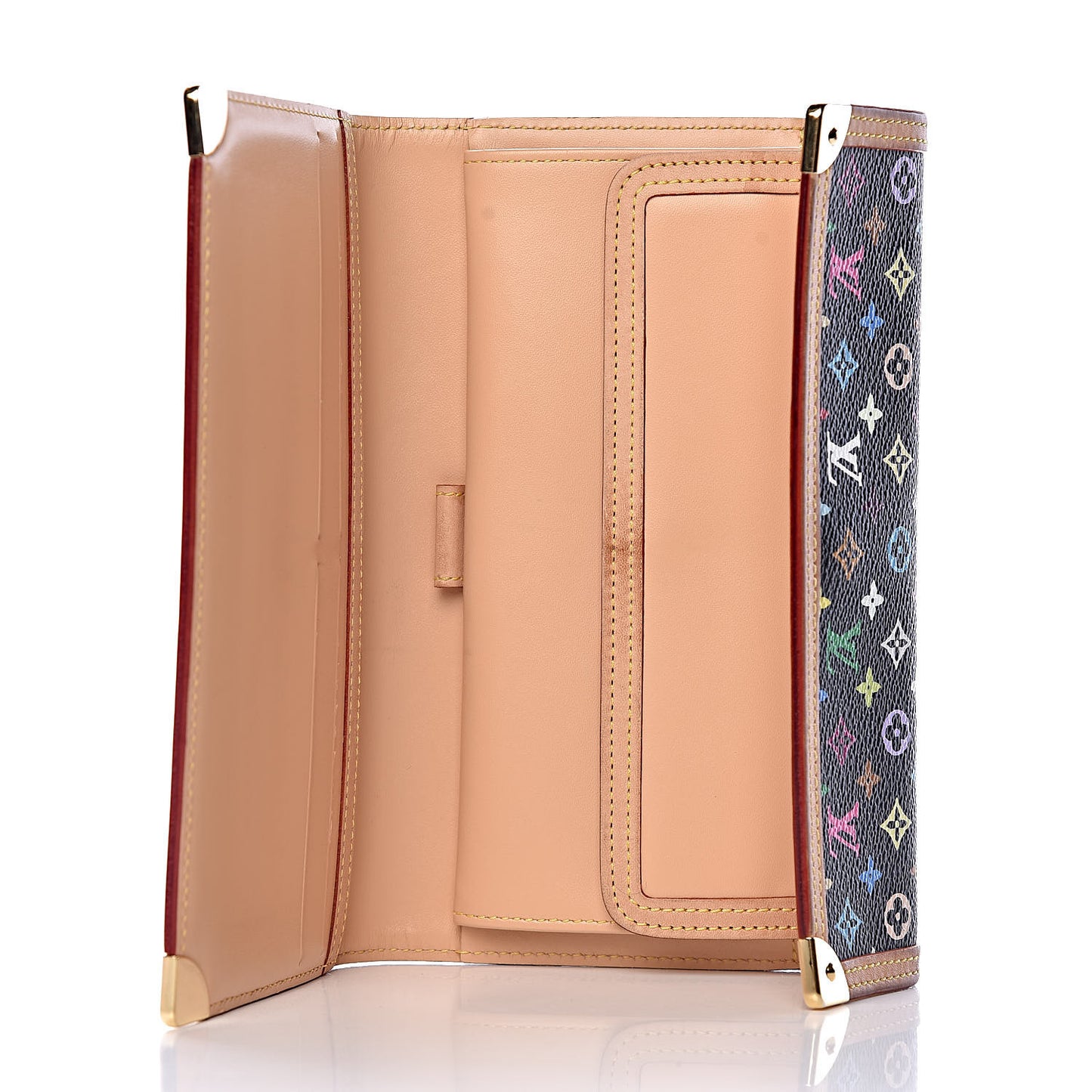 Monogram Multicolor Porte Tresor International Wallet Black