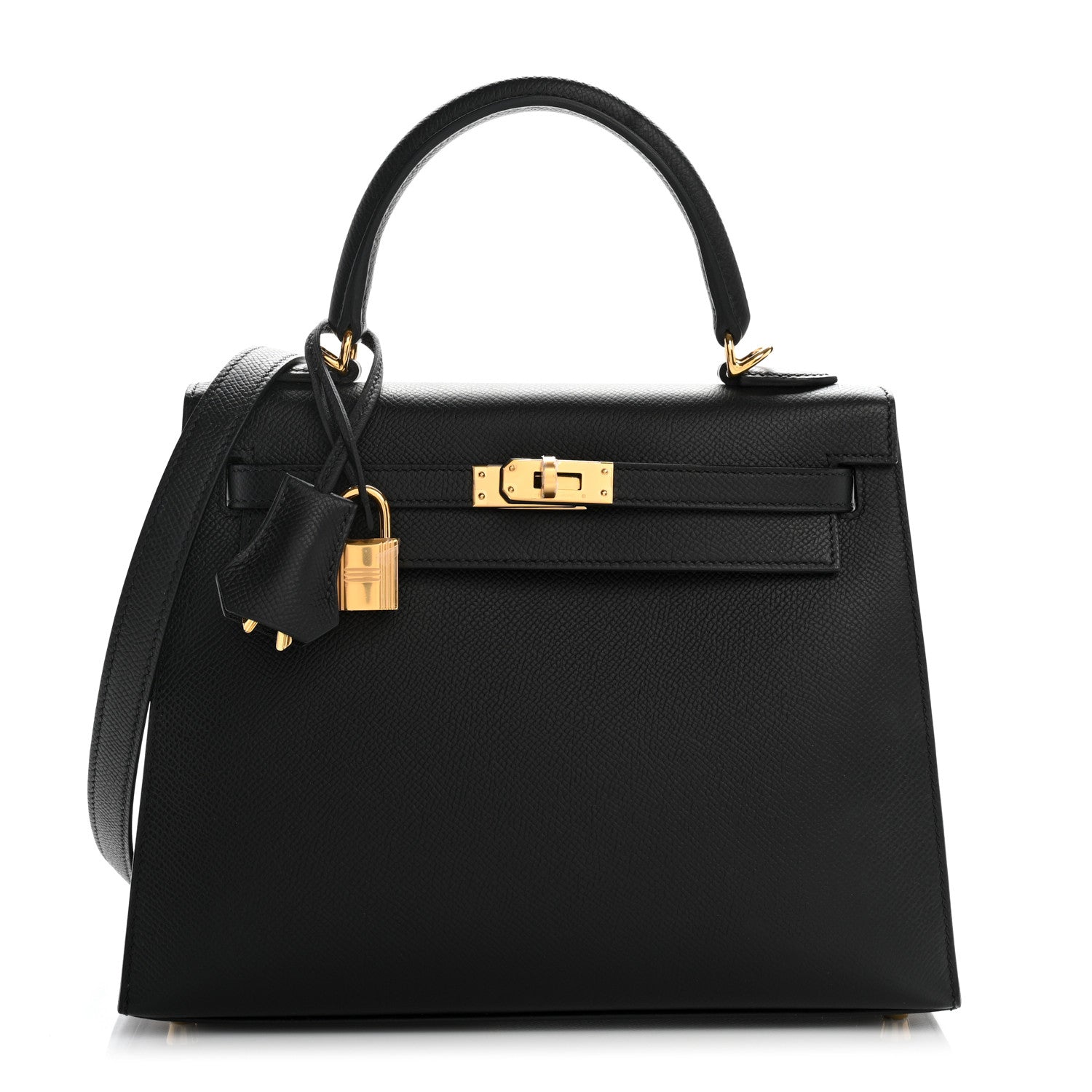 Hermes Epsom Kelly Sellier 25 Black 1 of 11