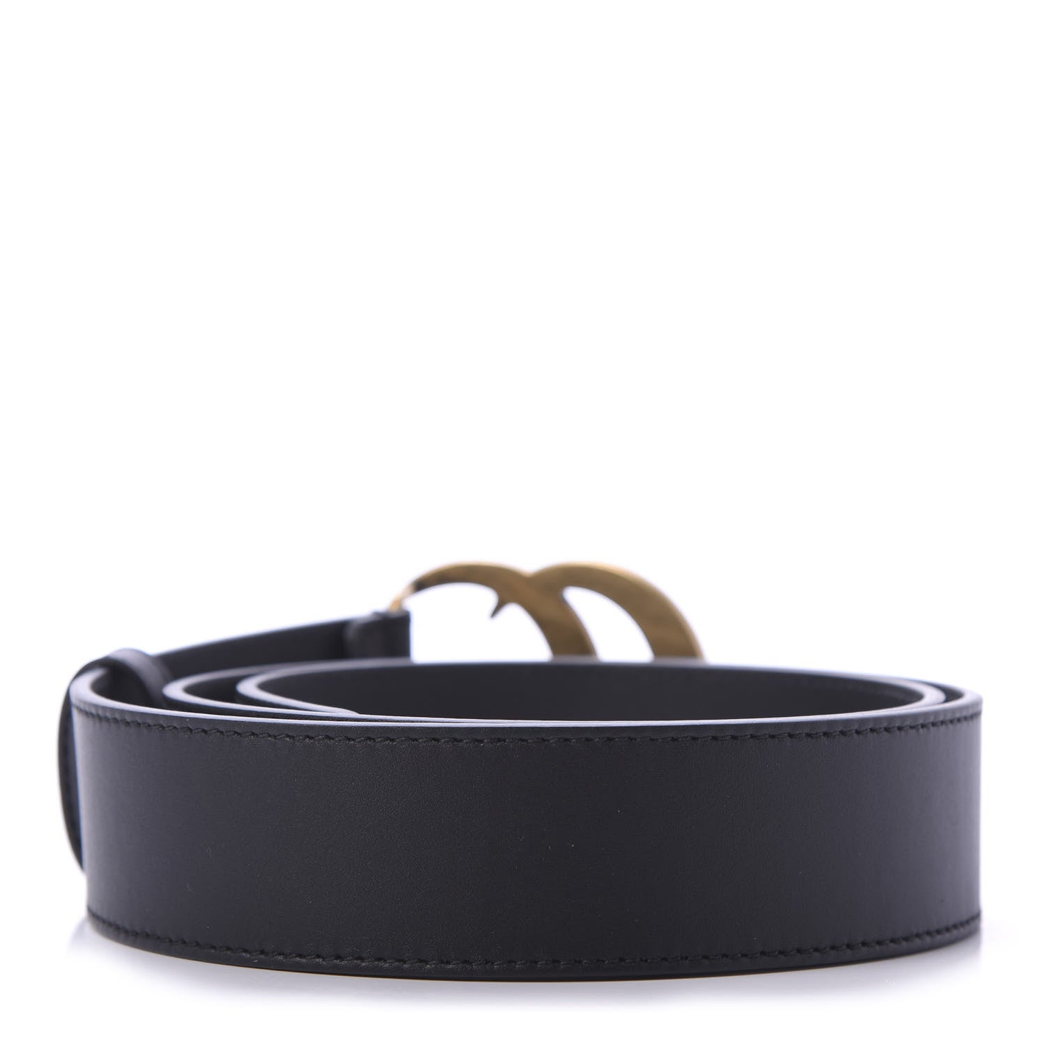 Gucci Calfskin Double G 40mm Belt 90 36 Black 2 of 5