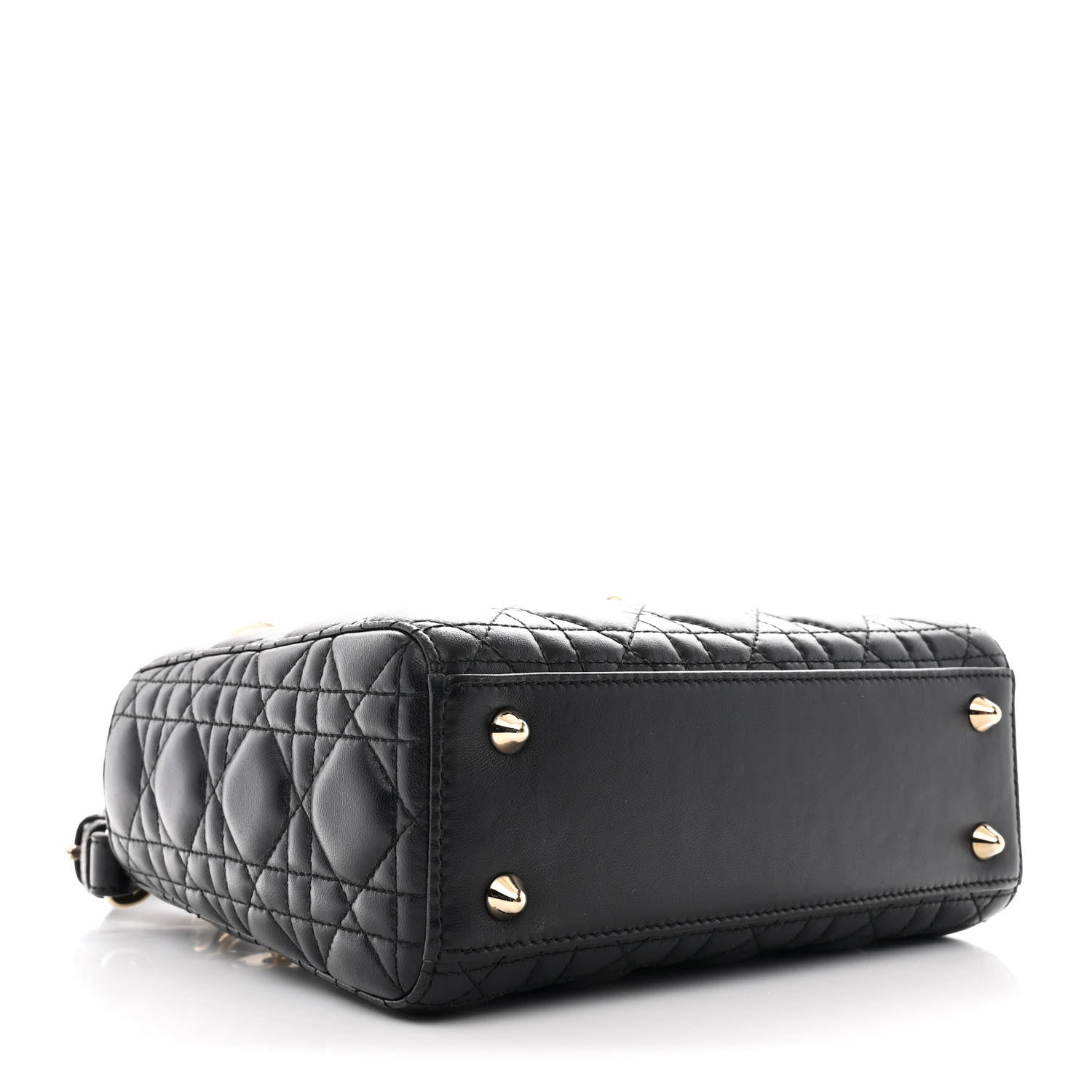 Christian Dior Lambskin Cannage Small Lucky Badges My Lady Dior Black 4 of 11