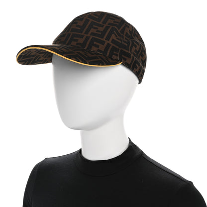 Fendi Canvas FF Reloaded Baseball Hat Tobacco Yellow 2 of 8