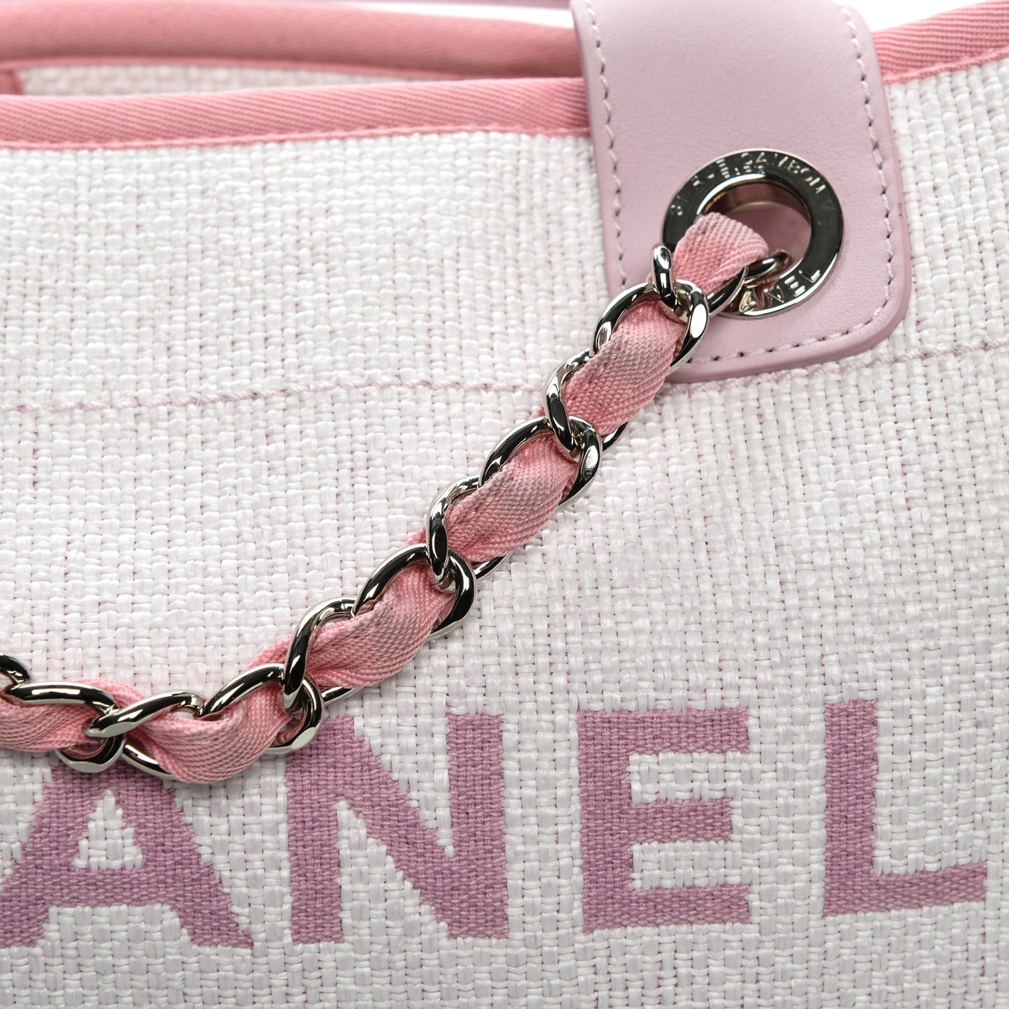 Canvas Large Deauville Tote Pink