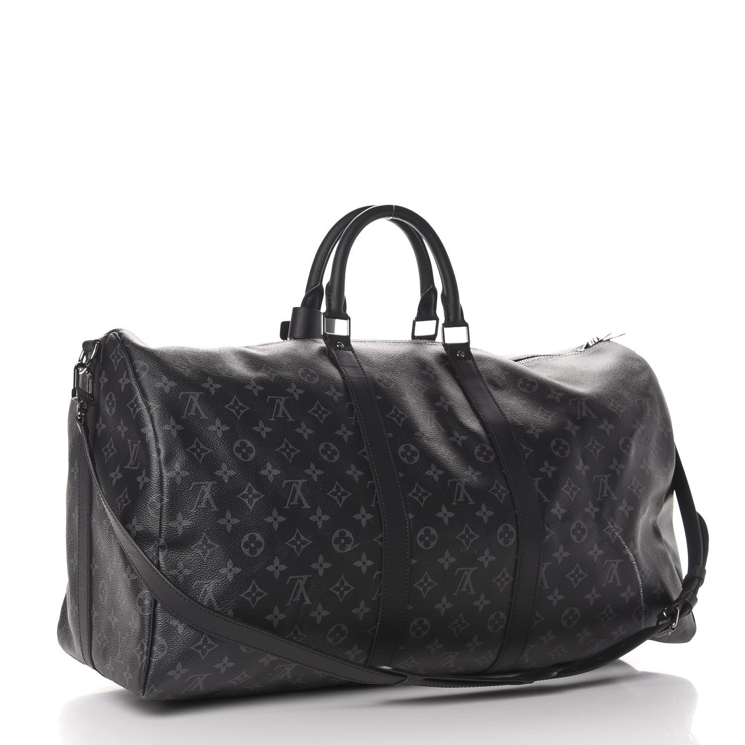 Louis Vuitton Monogram Eclipse Keepall Bandouliere 55 2 of 13