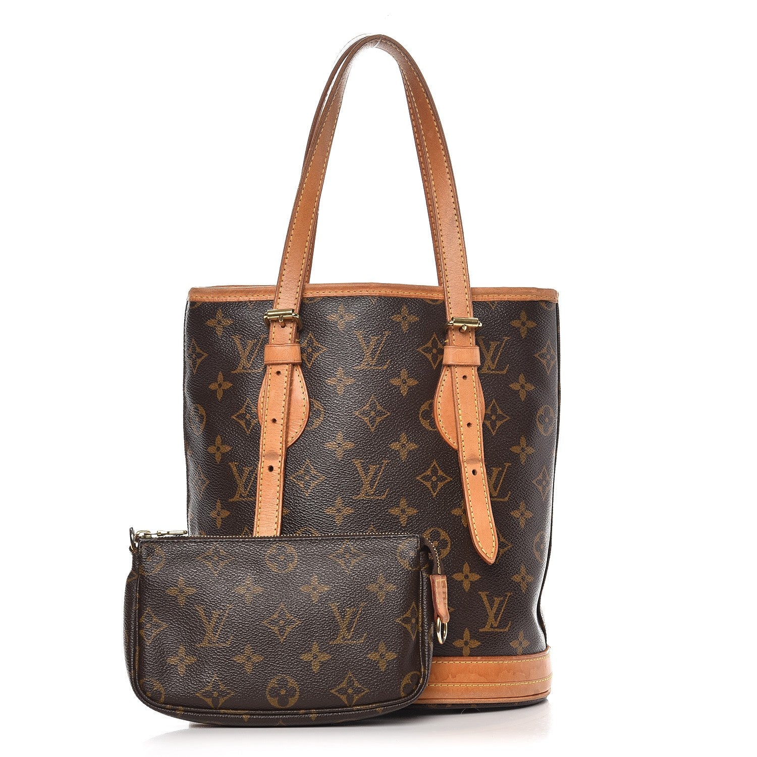 Louis Vuitton Monogram Petit Bucket 23 1 of 23