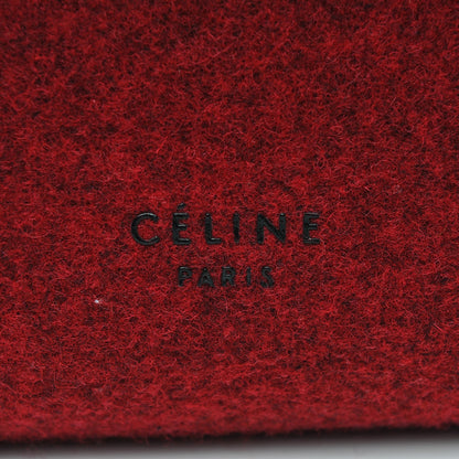 Celine Felt Smooth Calfskin Mini Belt Bag Red 6 of 9