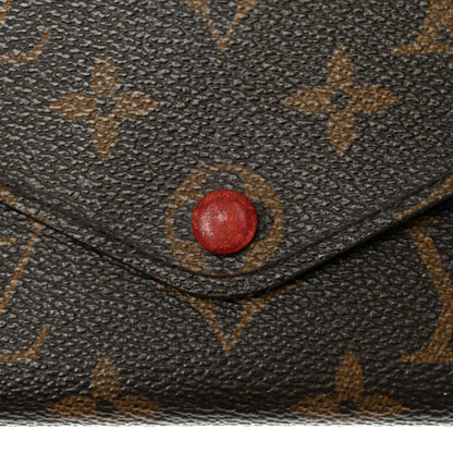 Louis Vuitton Monogram Josephine Wallet Red 9 of 13