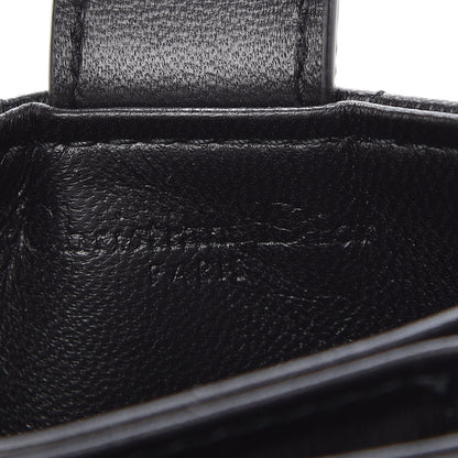 Christian Dior Lambskin Cannage Lady Dior 5-Gusset Card Holder Black 6 of 7