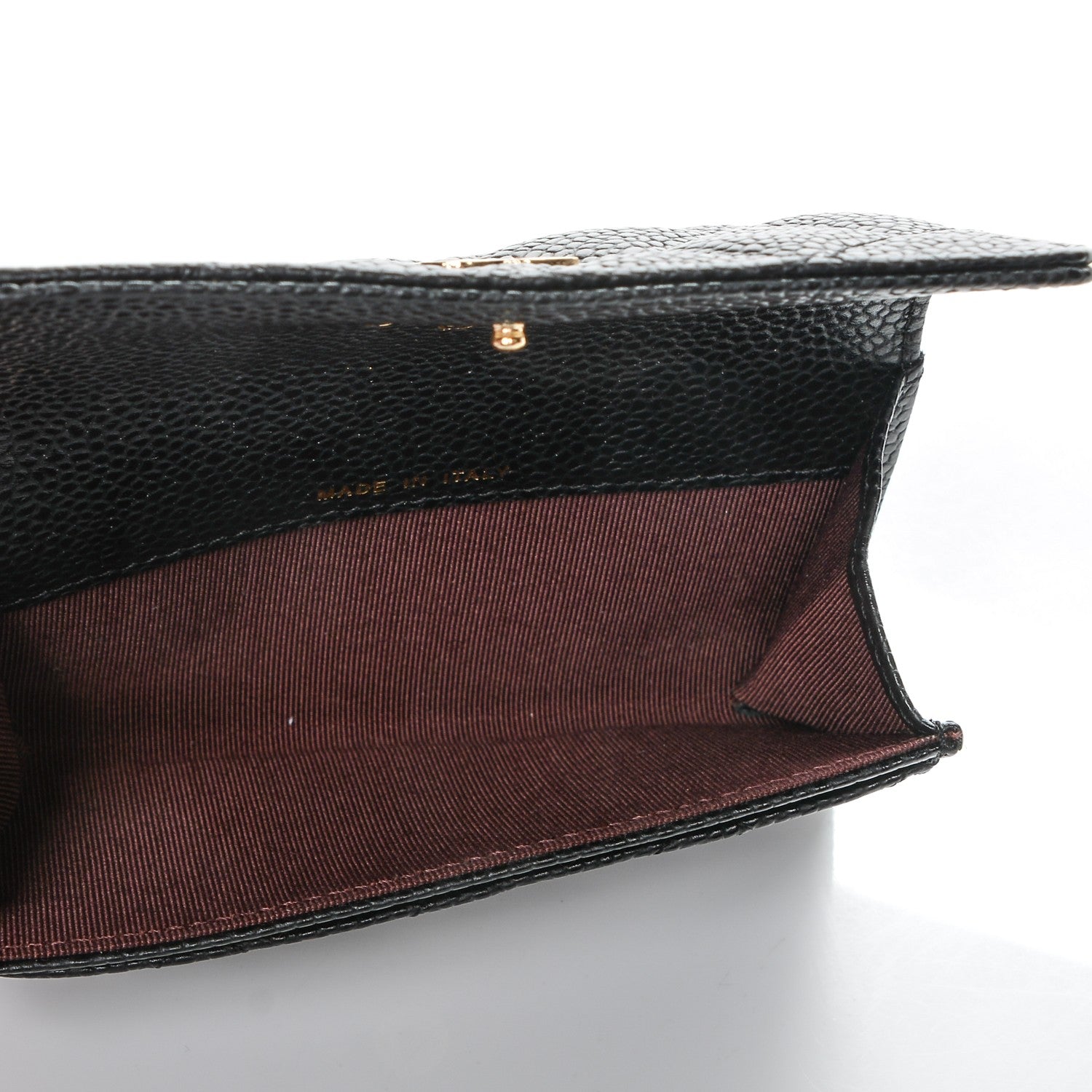 Chanel Caviar Quilted Flap Card Holder Black 5 of 8