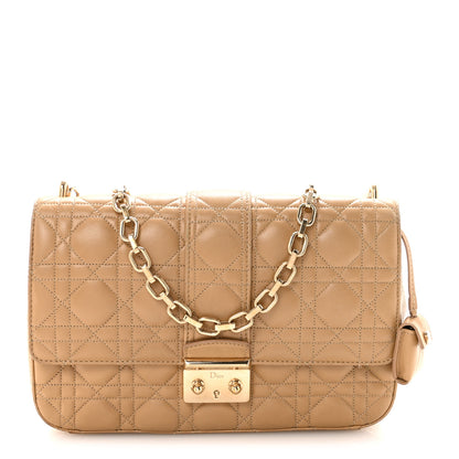Christian Dior Lambskin Cannage Medium Miss Dior Flap Beige 1 of 9