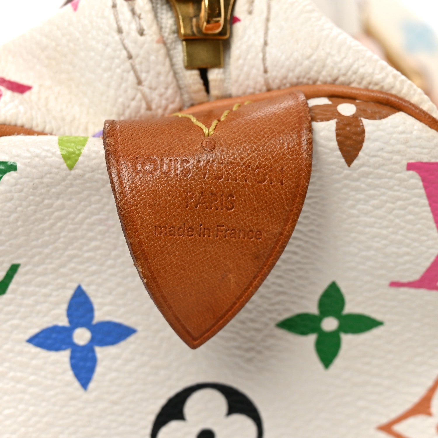Louis Vuitton Monogram Multicolor Speedy 30 White 6 of 9