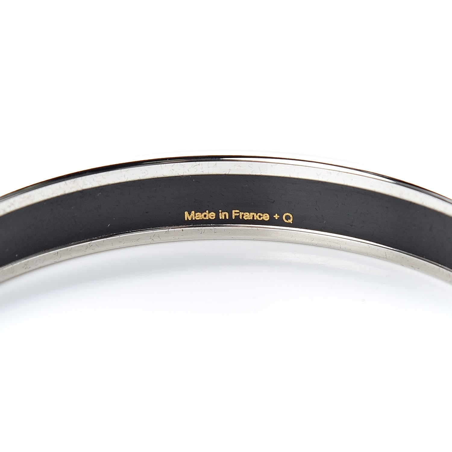 Hermes Enamel Printed Narrow Bracelet 70 5 of 6