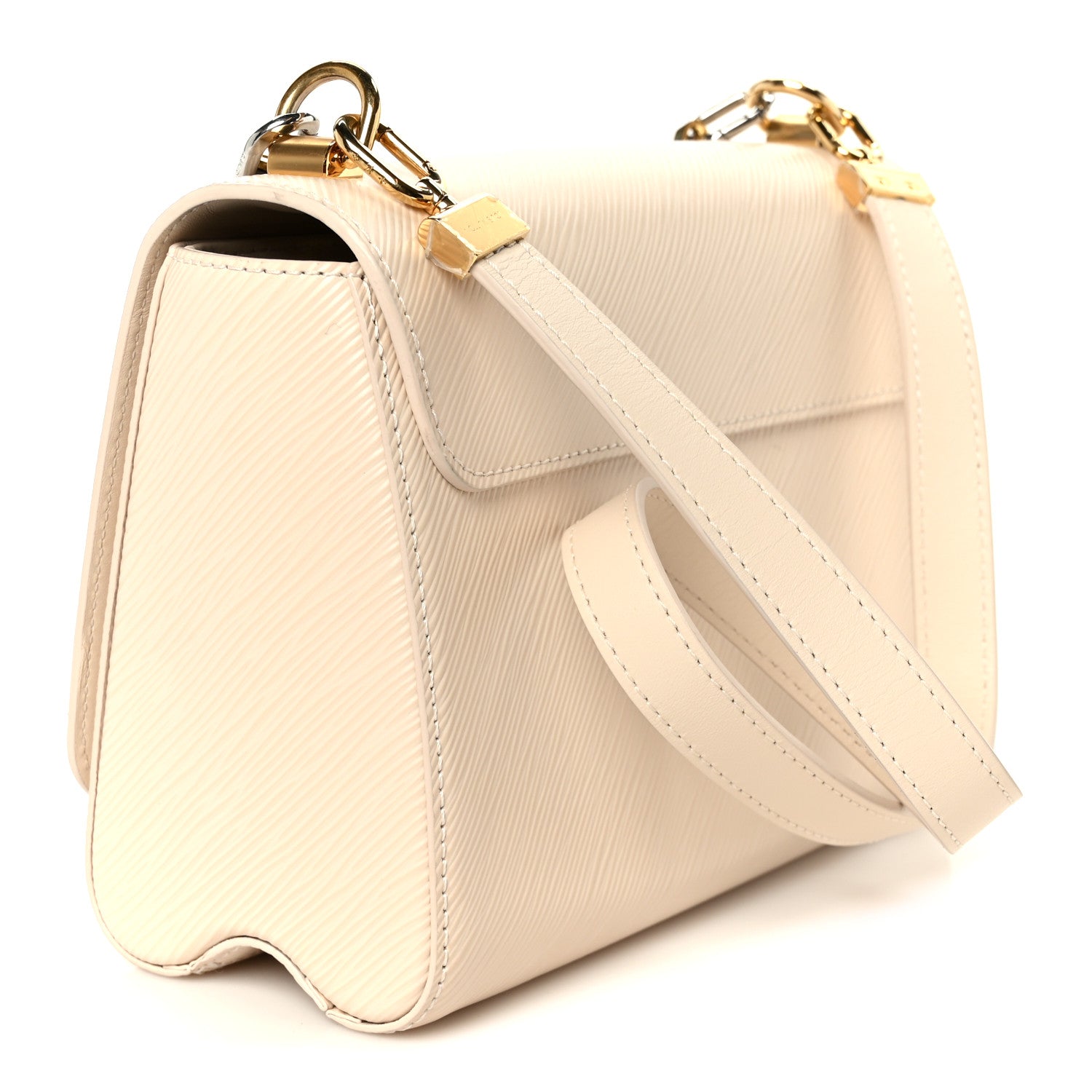 Louis Vuitton Epi Twist Flowers Chain Shoulder Bag MM Quartz 4 of 10