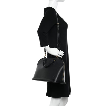 Louis Vuitton Epi Alma PM Black 2 of 11