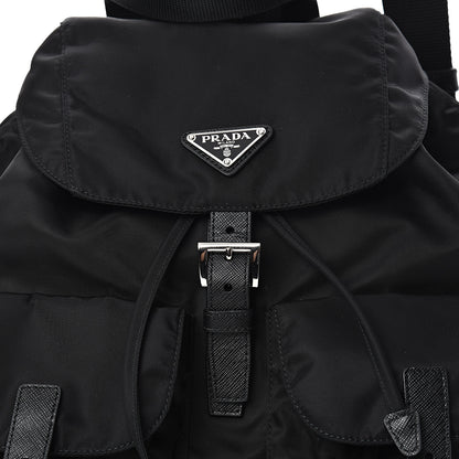Prada Tessuto Nylon Vela Saffiano Large Backpack Black 8 of 10