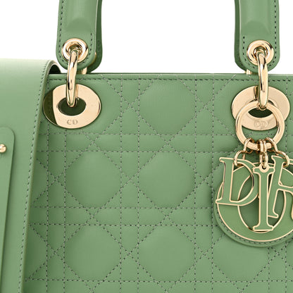 Christian Dior Lambskin Cannage Small My ABCDior Lady Dior Green 8 of 11