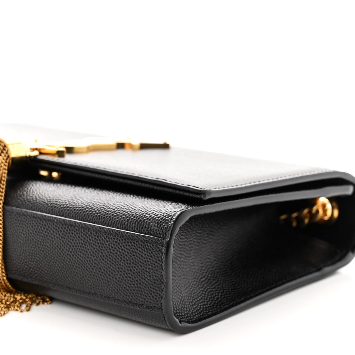 Grain De Poudre Small Classic Monogram Kate Tassel Satchel Black