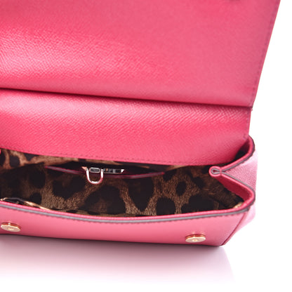 Dolce & Gabbana Dauphine Mini Miss Sicily Satchel Fuxia 6 of 9