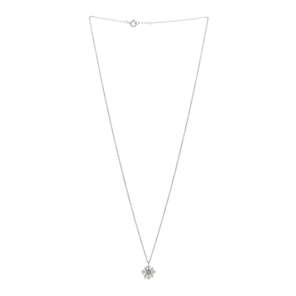 Tiffany Platinum Diamond Schlumberger Lynn Pendant Necklace 3 of 5