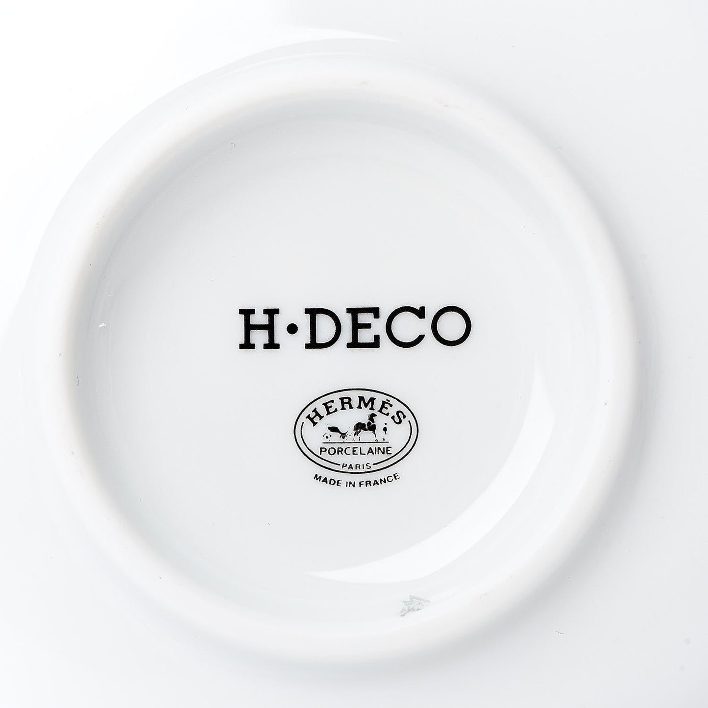 Porcelain H Deco Soy Dish