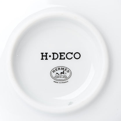 Hermes Porcelain H Deco Soy Dish 4 of 4