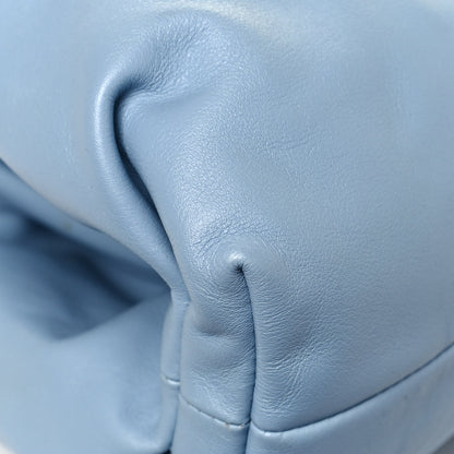 Bottega Veneta Smooth Butter Calf The Pouch Oversized Clutch Ice 10 of 12