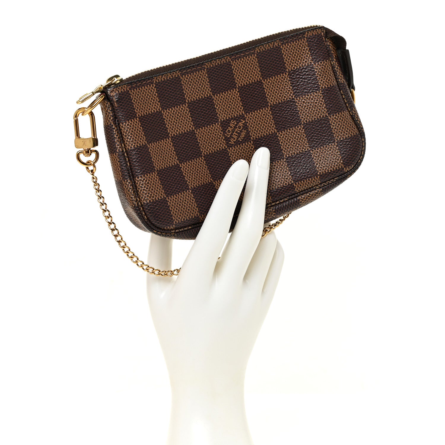 Louis Vuitton Damier Ebene Mini Pochette Accessories 2 of 11
