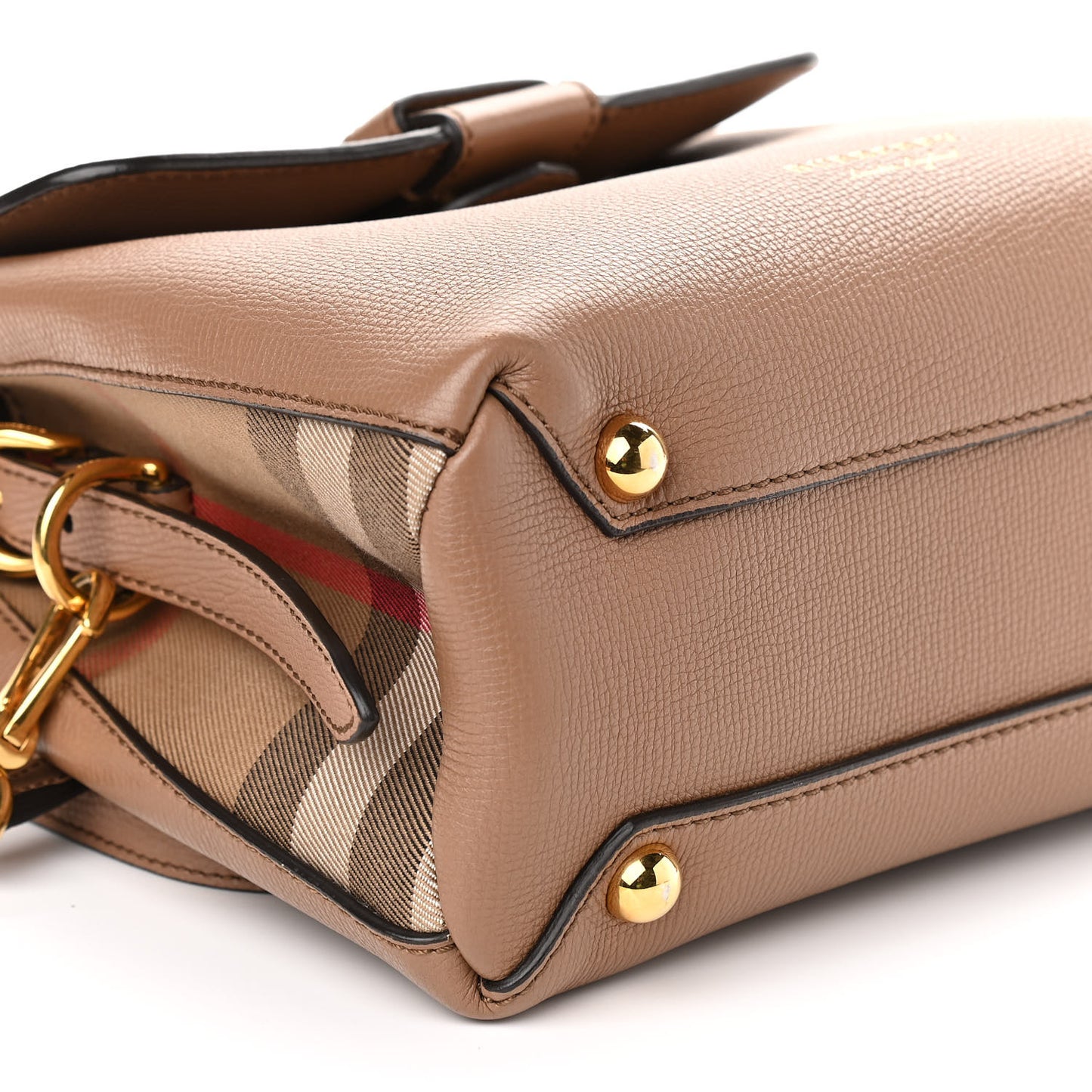 Derby Calfskin House Check Small Camberley Dark Sand