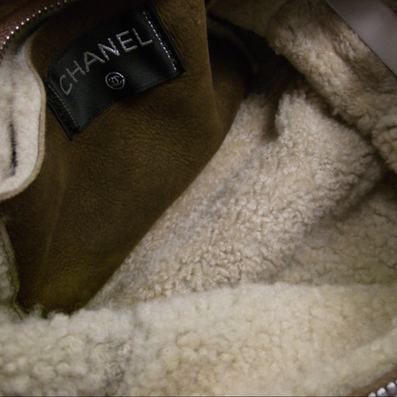 Sheepskin Sherpa Shoulder Bag