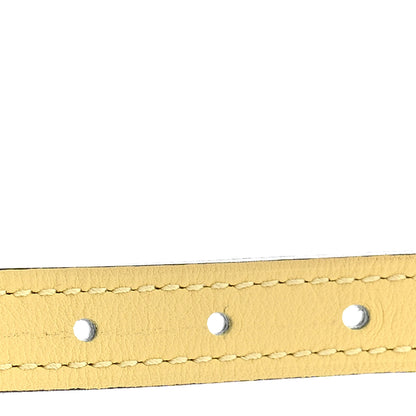 Hermes Swift Epsom 13mm H Kelly Belt 80 Jaune Poussin White 7 of 8