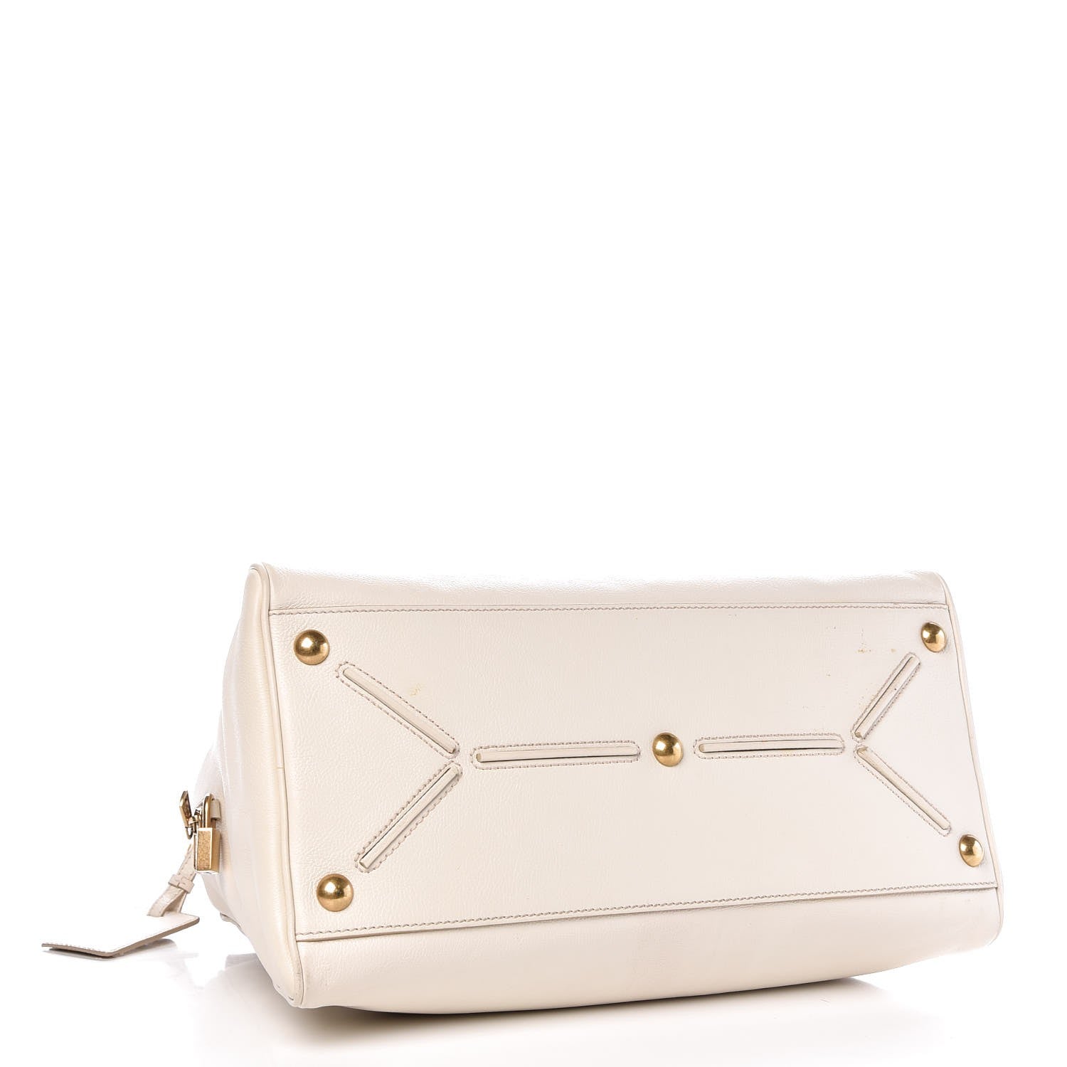 Saint Laurent Goatskin Medium Majorelle White 4 of 10