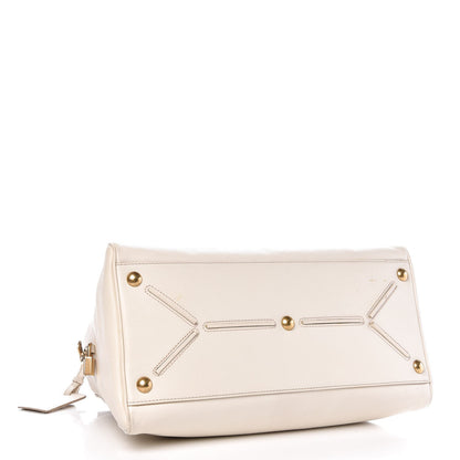 Saint Laurent Goatskin Medium Majorelle White 4 of 10